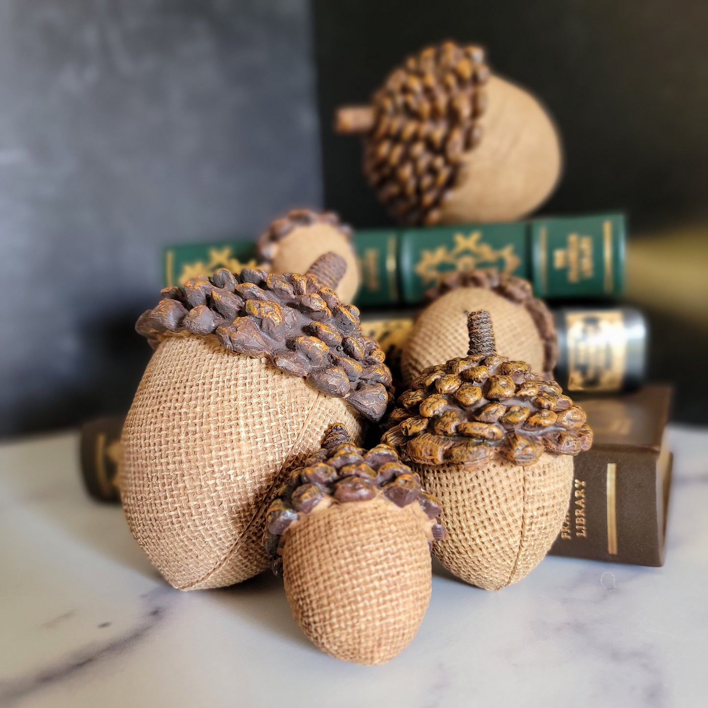 Light Brown Resin Acorn