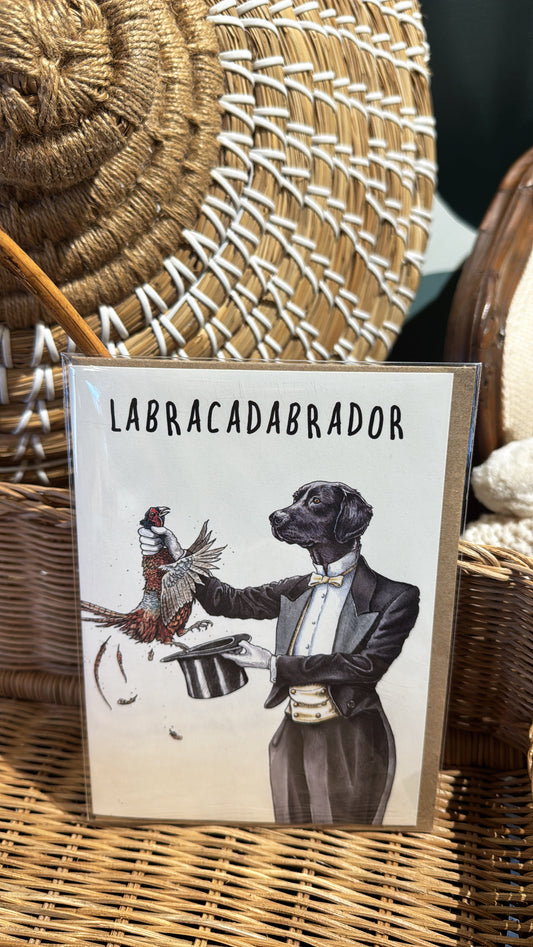 Labracadabrador Card
