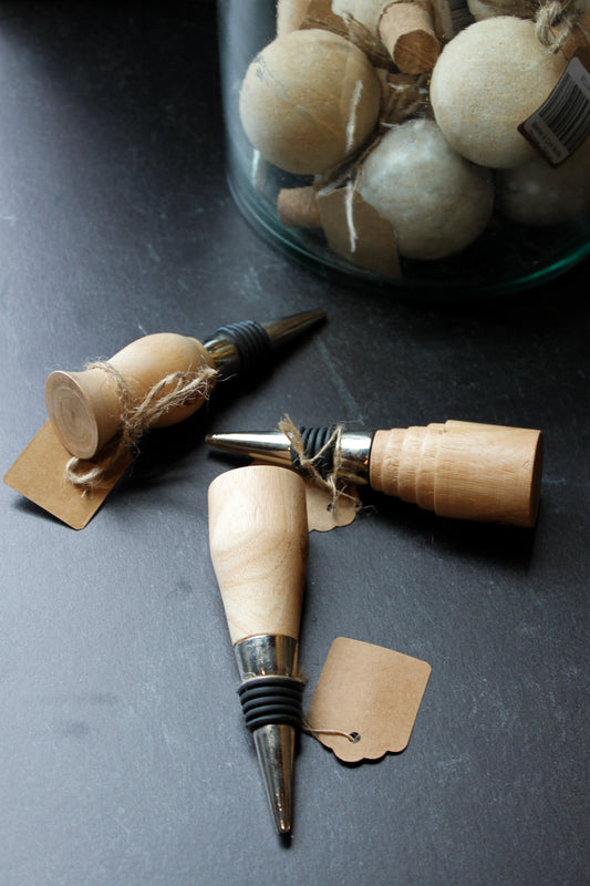 5" Mango Wood Stopper