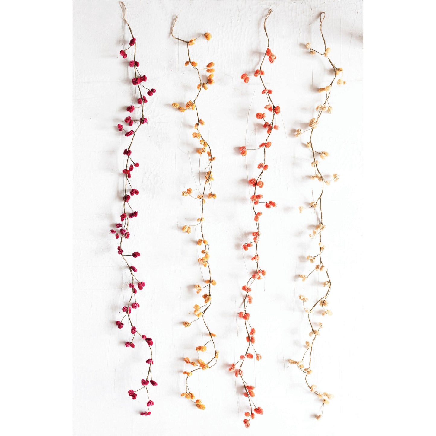 72 inch Dried Globe Thistle Garland