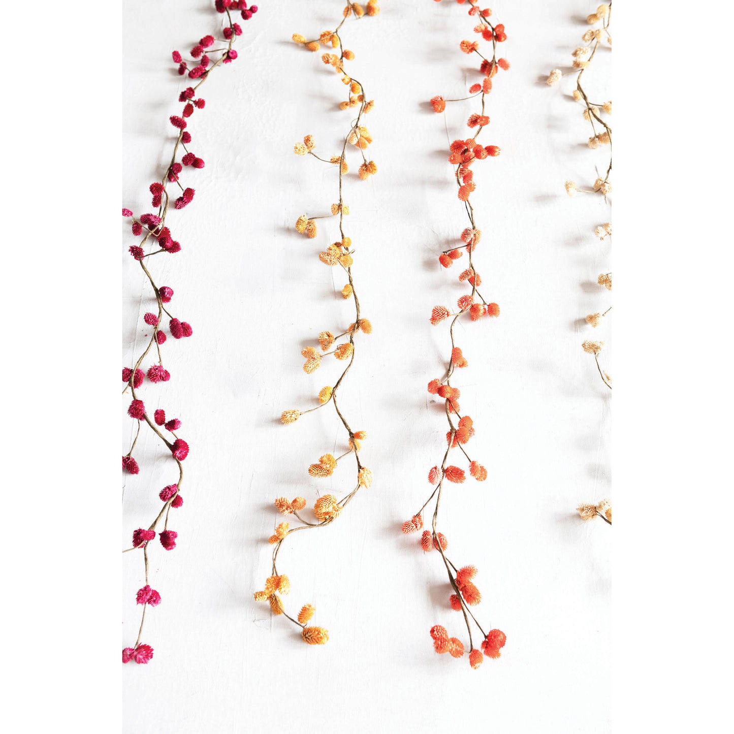 72 inch Dried Globe Thistle Garland