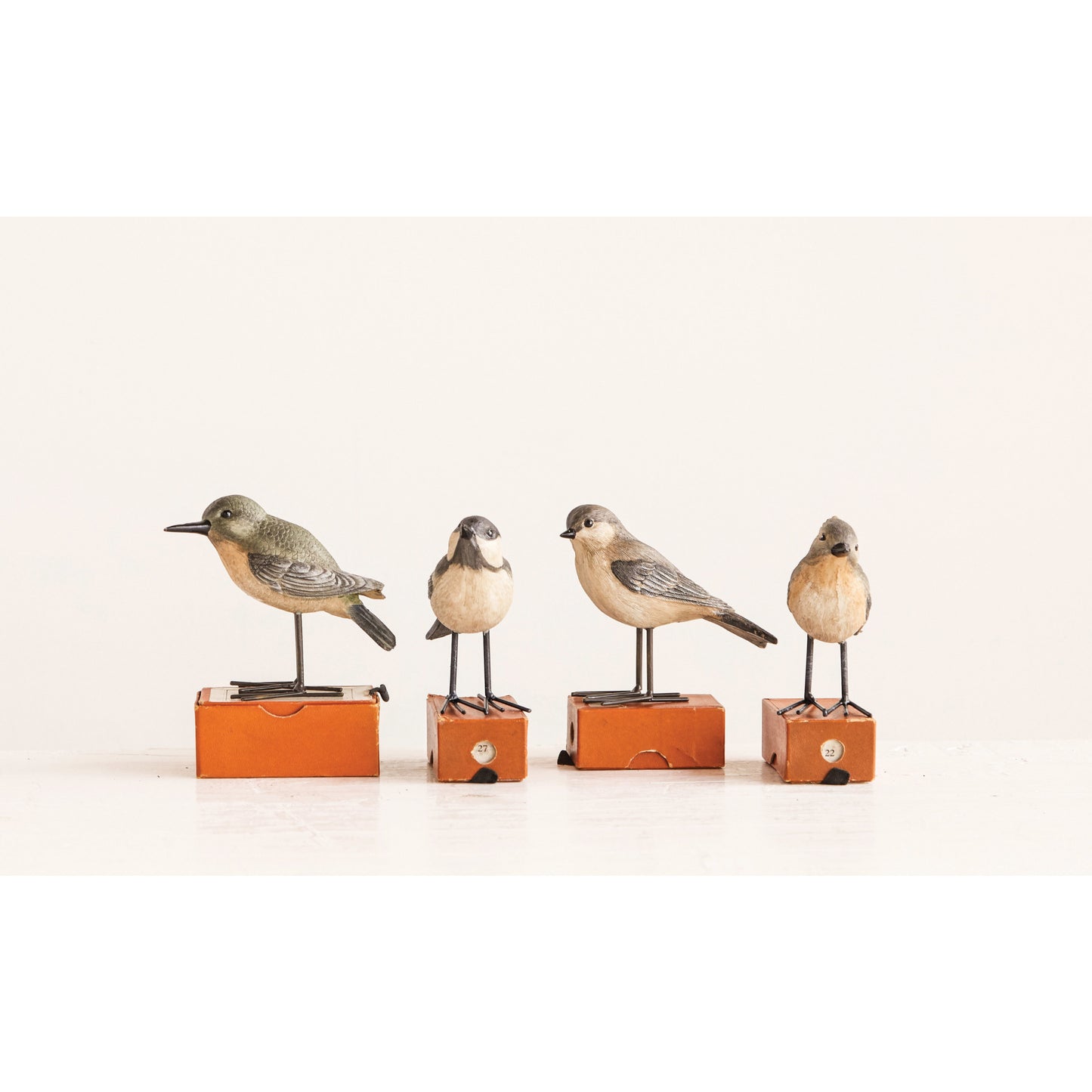 Bird with Metal Feet, 4 Styles
