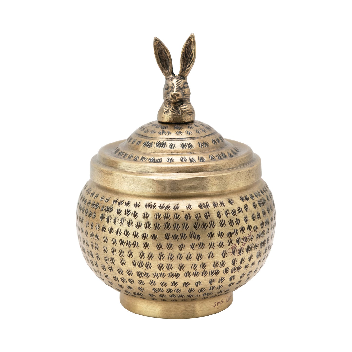 Metal Jar with Finial