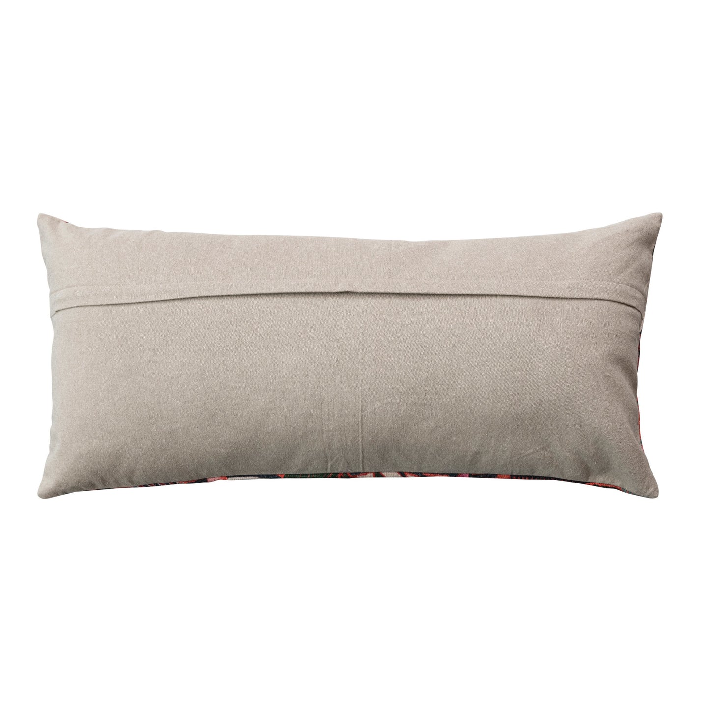 Cotton Slub Embroidered Pillow