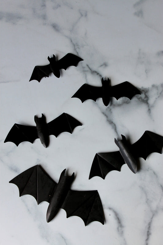 Hanging Black Metal Bats