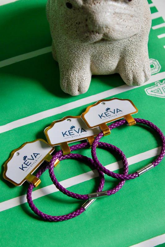 Braided Bracelets | Purple