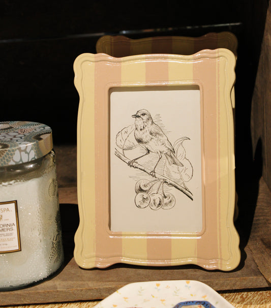 Resin Striped Photo Frame 4"x6"