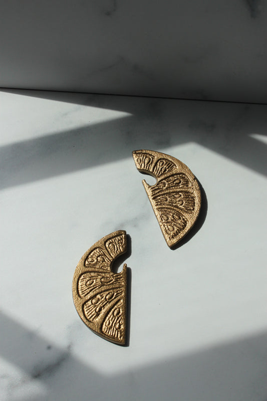 Metal Lemon Slice Shaped Bottle Opener