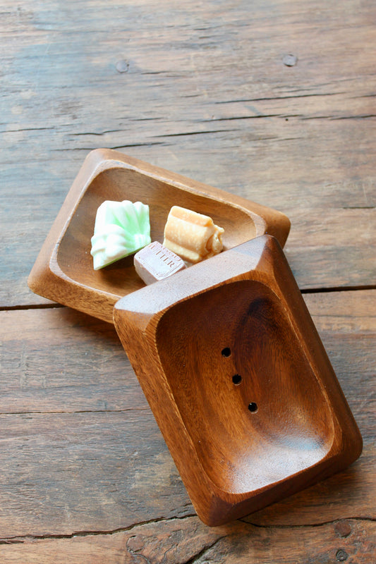 Acacia Wood Soap Dish