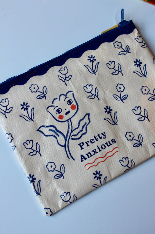 Pretty Anxious Zipper Pouch