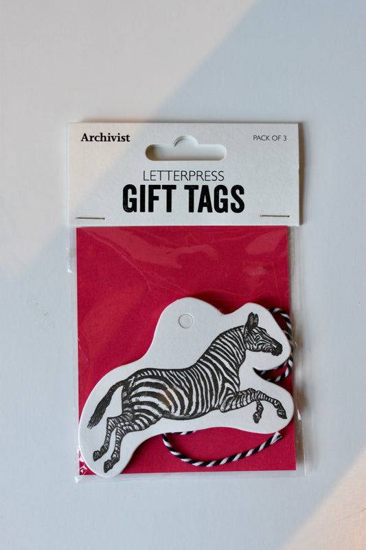 Zebra Gift Tags (3-Pack)