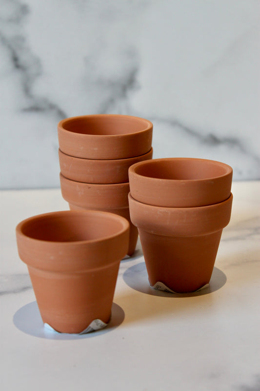 Tiny Terracotta Tealight Pot