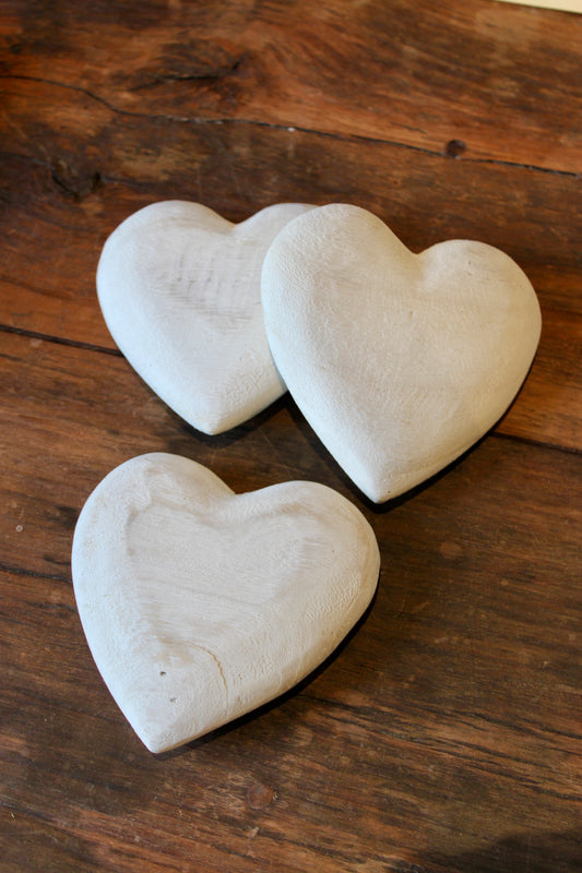 Carved Wooden Heart