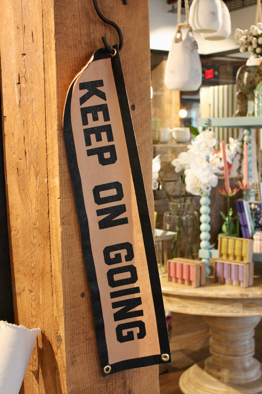 Keep On Going Champion Banner