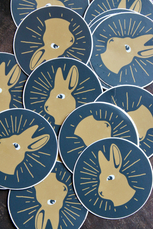 Living|Room Pedro the Rabbit Stickers
