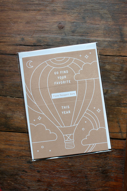 Passport "Favorite" Greeting Card