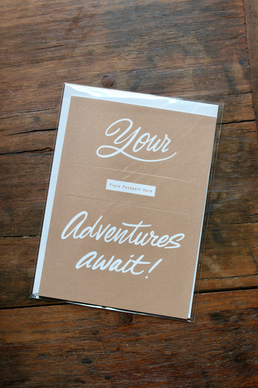 Passport "Adventure" Greeting Card