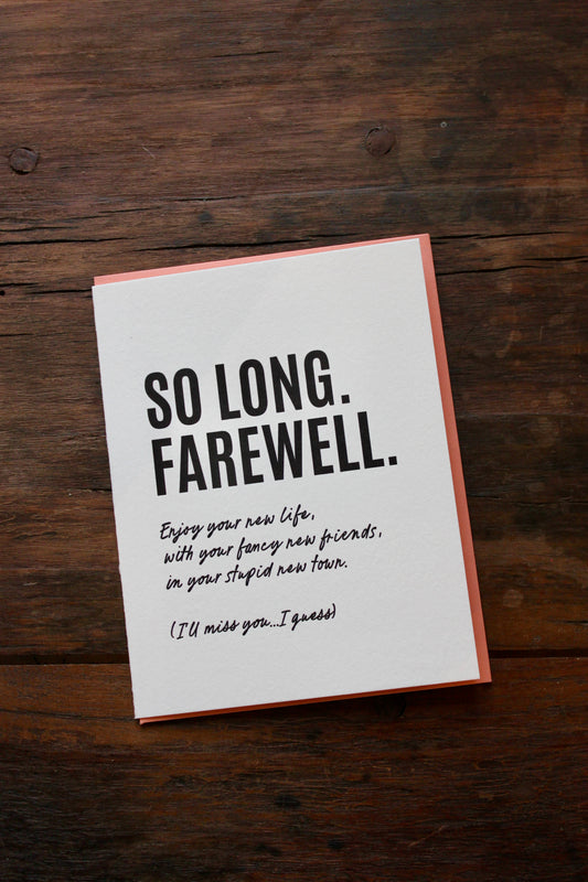 So Long - Everyday Card