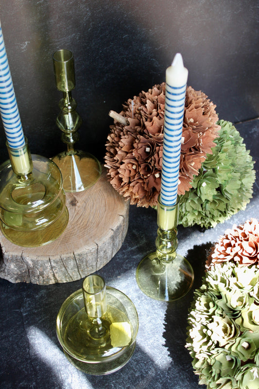 Handmade Glass Taper Holder