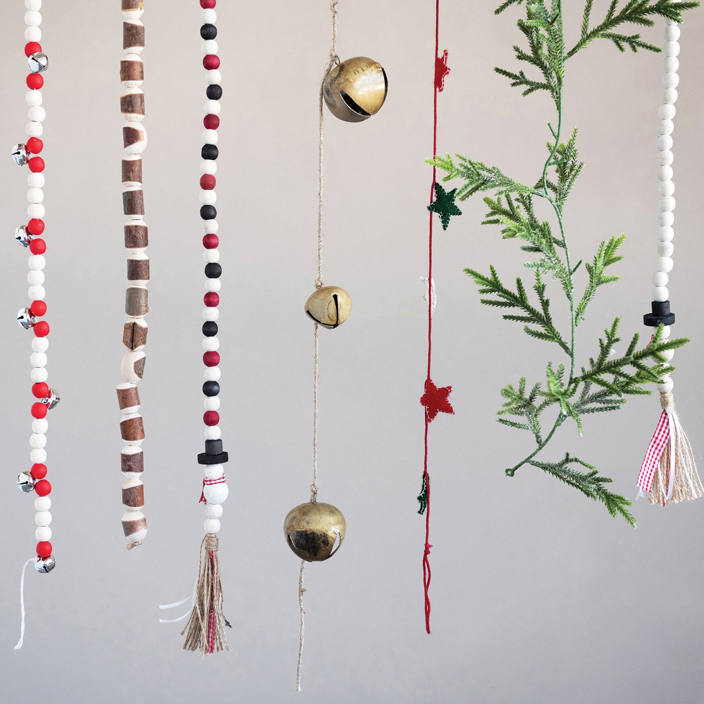 76"L Metal Jingle Bell Garland