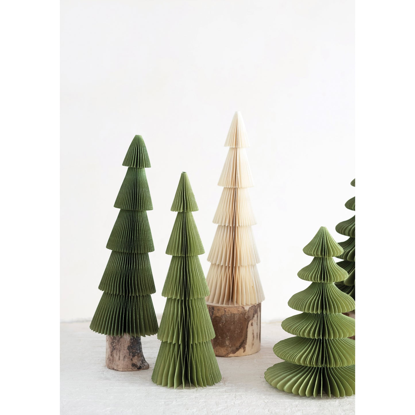 4-1/4" Round x 12"H Paper Honeycomb Tree