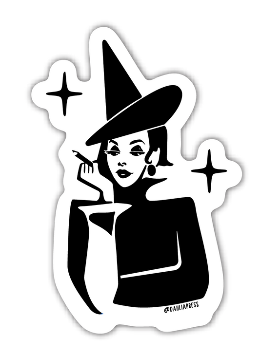 Witch - Vinyl Die Cut Sticker