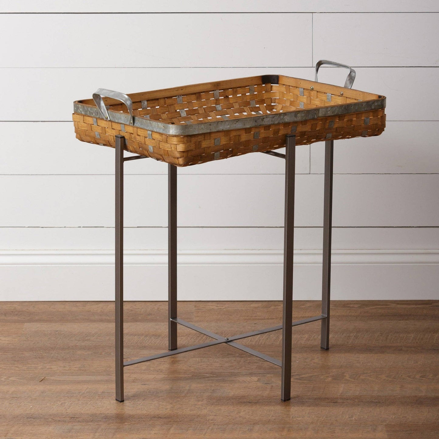 Basket on Folding Stand