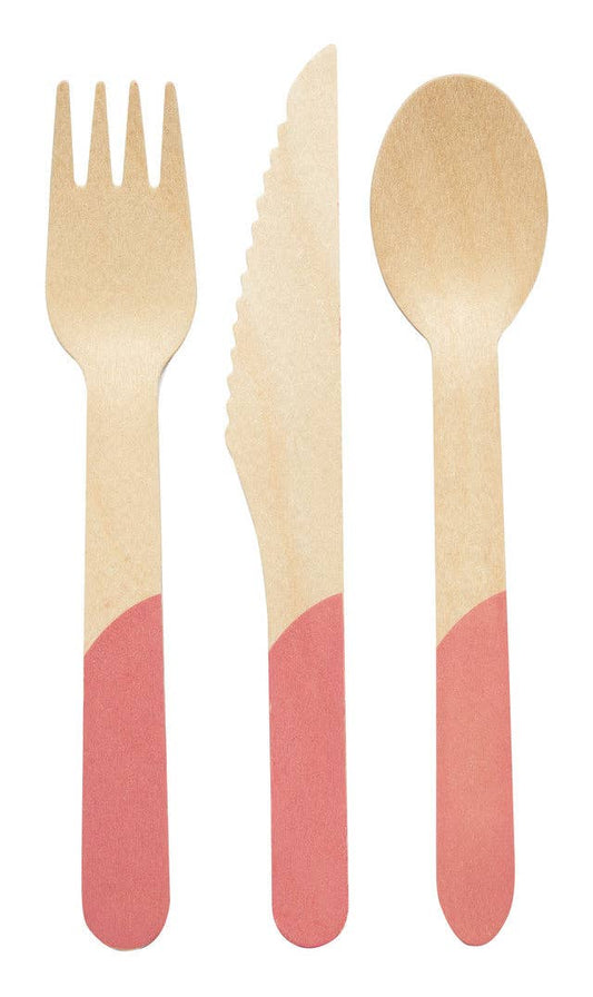 Wood Cutlery Berry/24 pkg