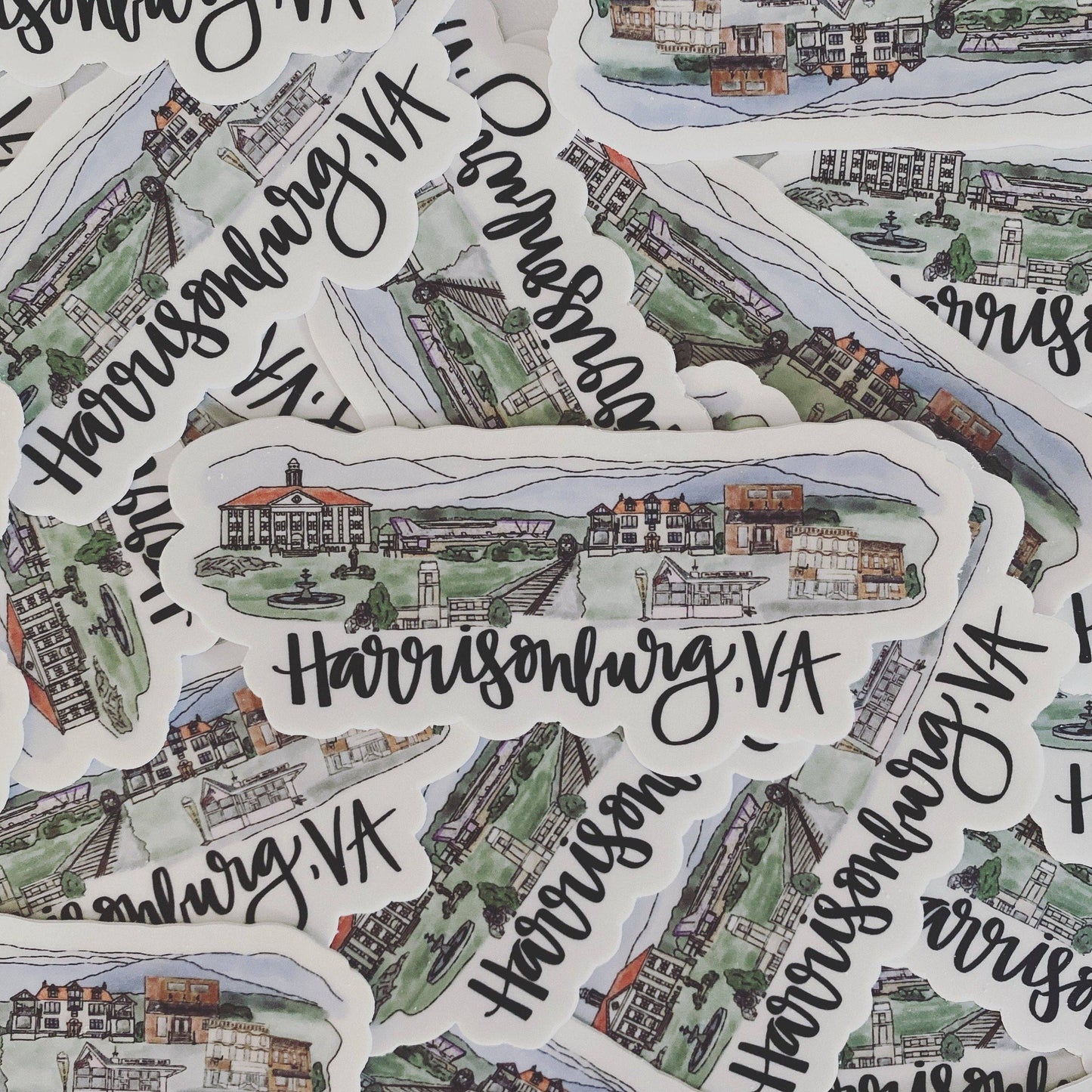 Harrisonburg, VA Vinyl Sticker