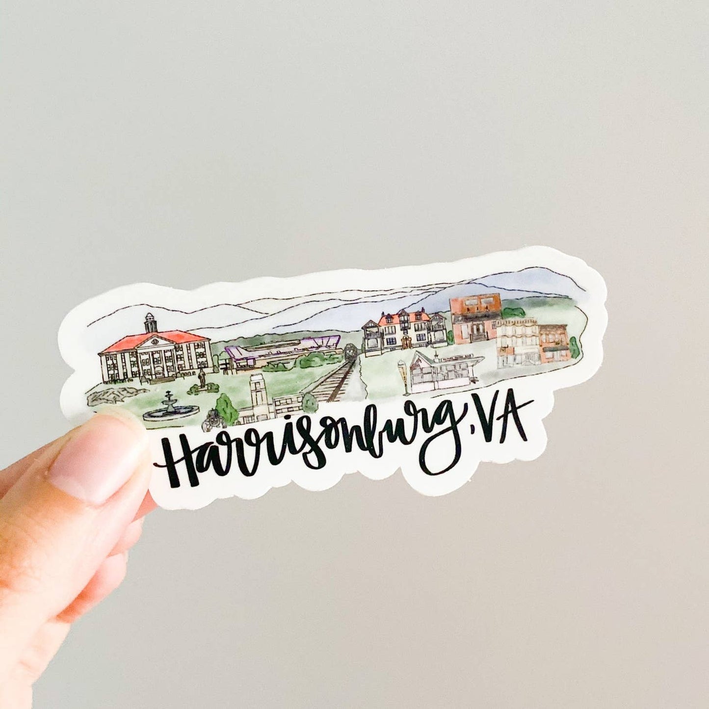 Harrisonburg, VA Vinyl Sticker