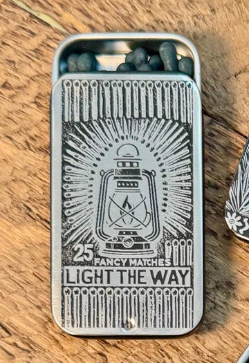 Fancy Matchbox w/25 Fancy Matches: Light the Way