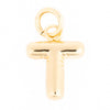 Shiny Gold Letter Charm