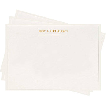 Just A Little Note Fancy Flat - (Set of 8)