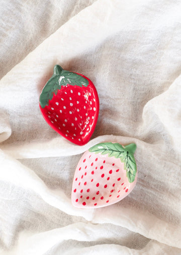 Ceramic Strawberry Dish