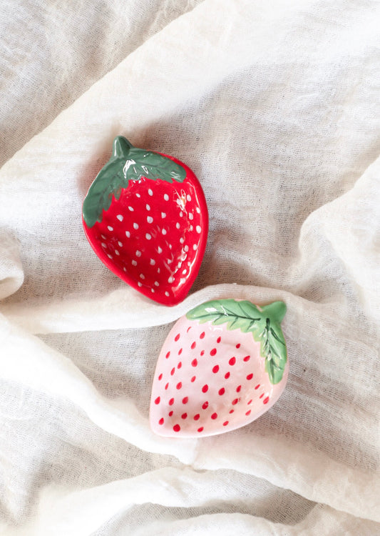 Ceramic Strawberry Dish