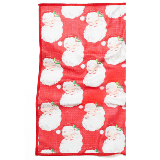 Anywhere Towel Reversible - HGC Santa Baby: Red