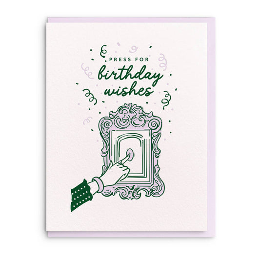 Press For Birthday Card