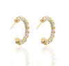 Petite Silk Braided Hoops