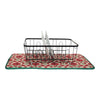 Drying Mat - JO Holiday Daisy: Red