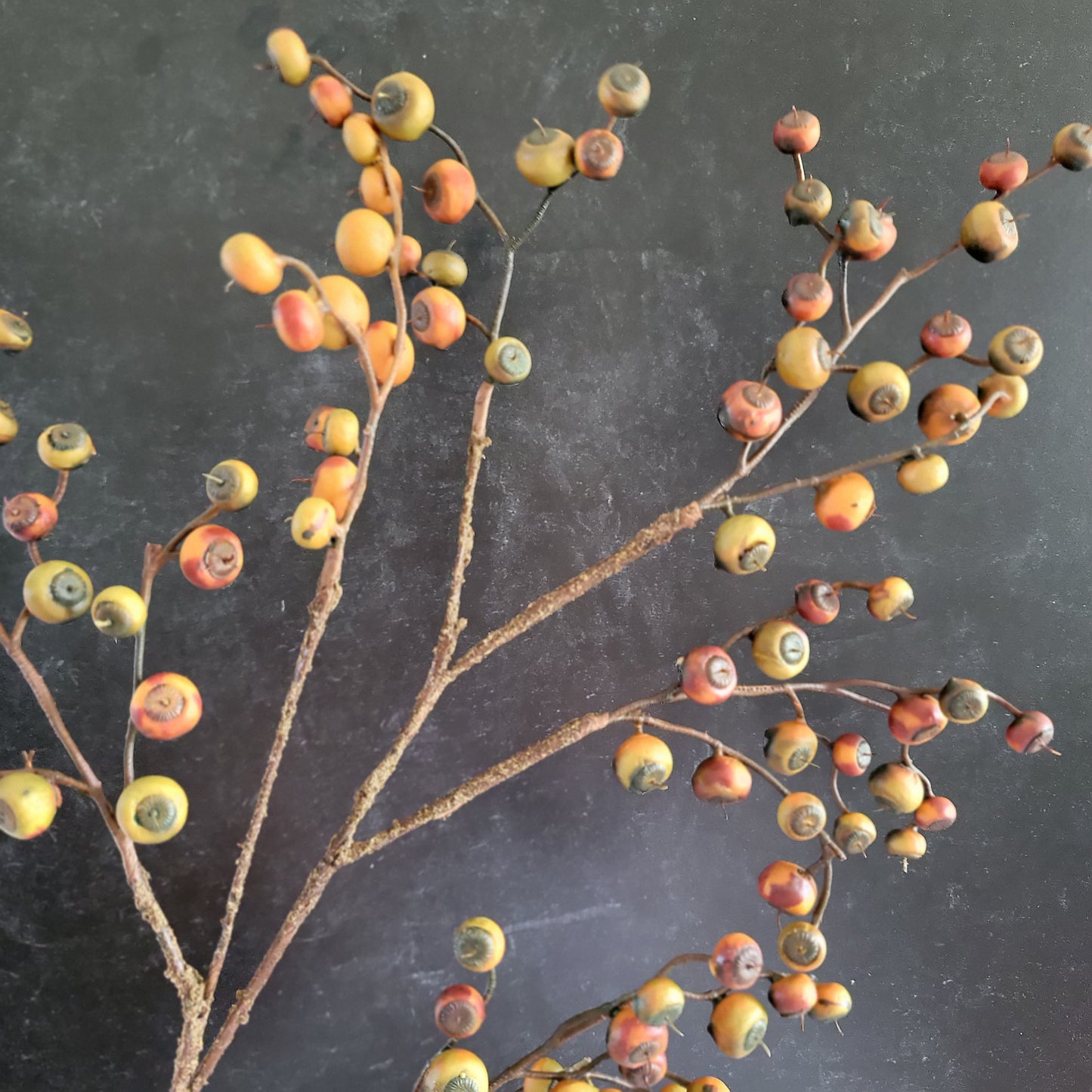 36 Inch Orange Berry Spray