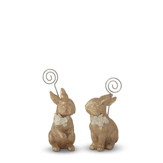 Resin Bunny Place Card Holder
