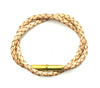 Flint Braided Bracelet: Brown / L