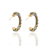 Petite Silk Braided Hoops