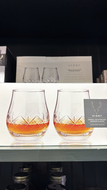 Admiral Crystal Heavyweight Bourbon Glasses