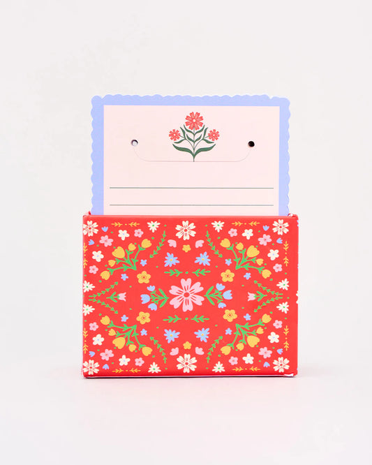 Folk Floral Take Note Tabs