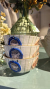 Embossed Hand-Painted Bowl