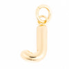 Shiny Gold Letter Charm