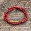 Flint Braided Bracelet: Brown / L