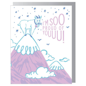 Mountain Goat Congratulations Card