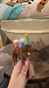 Dog Cake Topper Wool
